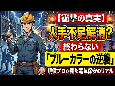 【衝撃の真実】人手不足解消?終わらない「ブルーカラーの逆襲」。現役プロが見た電気保安のリアル